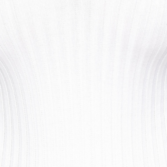 White Ribbed Bodysuit - Picture 8 of 8